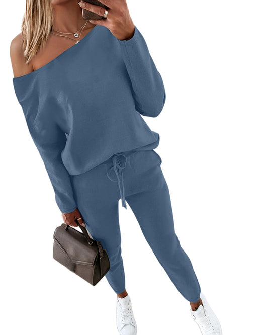 CHICMELIVE Womens Tracksuit Fall 2 piece Outfits Pants Set Travel Outfits