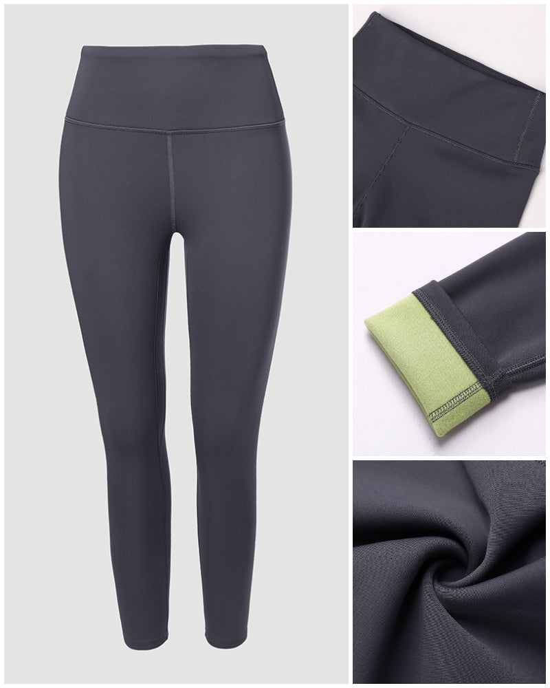 ChicMe ShapeLift Fleece Lined Active Pants Thick Soft Tummy Control Termal Warm Winter Shaping Pants