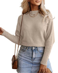 CHICMELIVE Womens Fall Boatneck Long Batwing Sleeve Sweaters