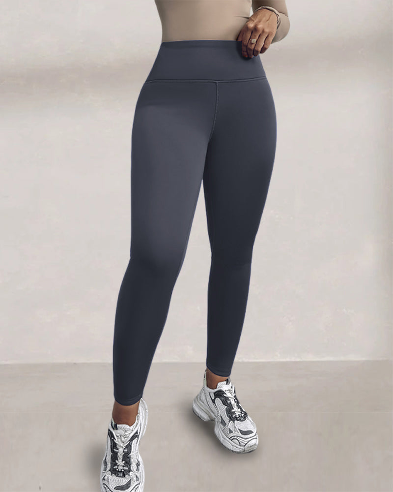 ChicMe ShapeLift Fleece Lined Active Pants Thick Soft Tummy Control Termal Warm Winter Shaping Pants