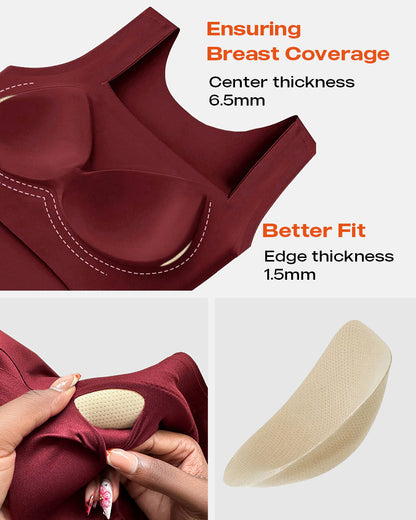 ChicMe ContourX 2 Piece U Neck Shapewear Built-in Bra Tank High Strechy Sleeveless Slim Fit Tops Camisole