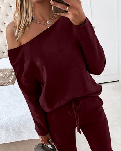 CHICMELIVE Womens Tracksuit Fall 2 piece Outfits Pants Set Travel Outfits