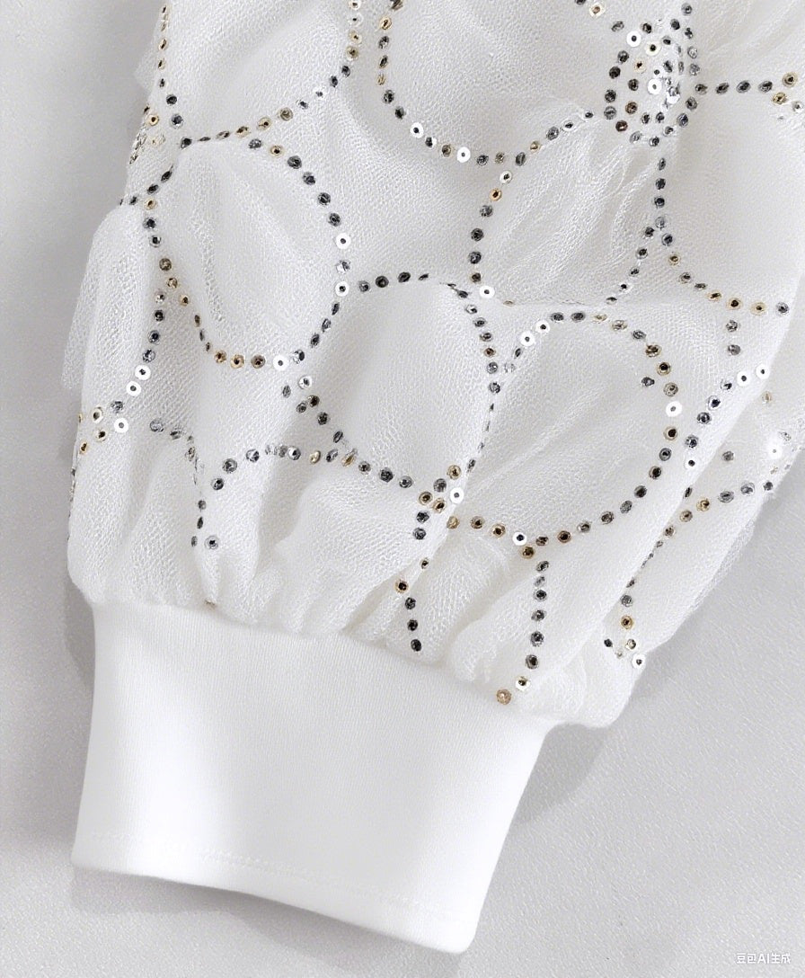 Lace Floral Open Front Long Sleeve Casual Button T-shirt