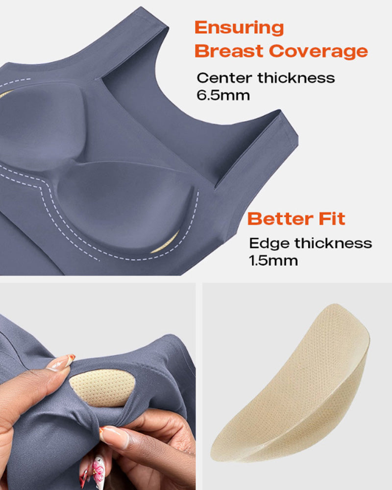 ChicMe ContourX 2 Piece U Neck Shapewear Built-in Bra Tank High Strechy Sleeveless Slim Fit Tops Camisole