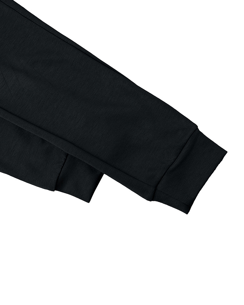 2 Pieces Outfit Drop Shoulder Kangaroo Pocket Stretchy Hem Crop Drawstring Hoodie Sweatshirt and Drawstring Elastic Waist Jogger Sweatpants Casual Tracksuit