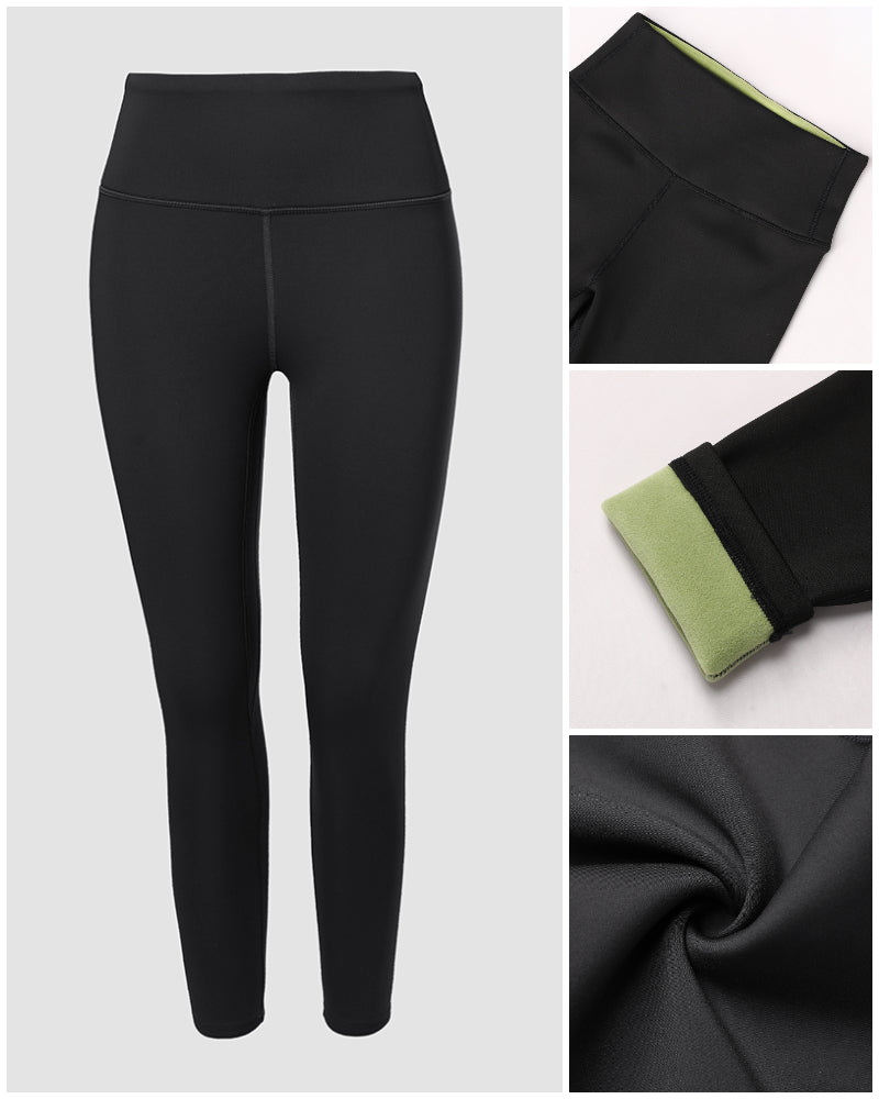 ChicMe ShapeLift Fleece Lined Active Pants Thick Soft Tummy Control Termal Warm Winter Shaping Pants