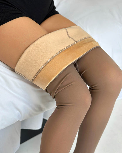 ChicMe ShapeLift 2-Piece Magic Fleece Lined Leggings Tight Thin Fleece Thermal Pantyhose Warm Leggings£¨Size Regular/Large/Extra Large£©