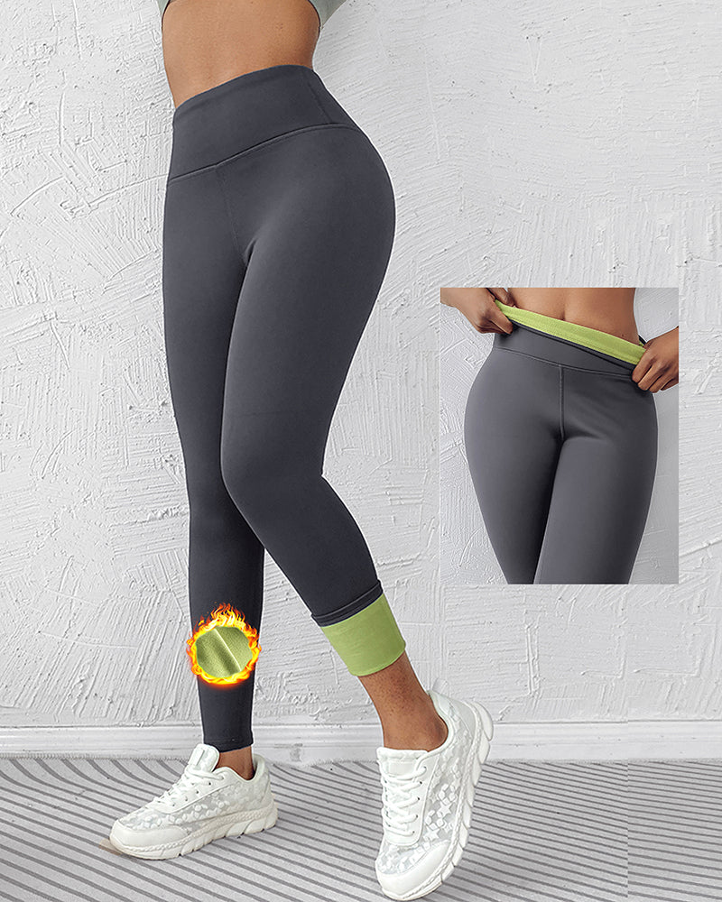 ChicMe ShapeLift Fleece Lined Active Pants Thick Soft Tummy Control Termal Warm Winter Shaping Pants