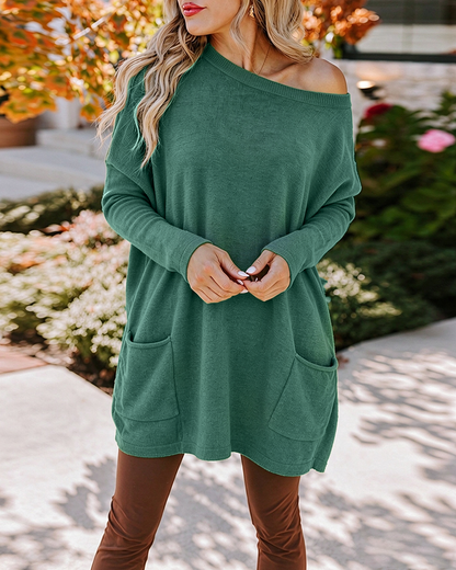 CHICMELIVE Oversized Sweaters for Women Casual Knit Pullover Tops Fall Outfits