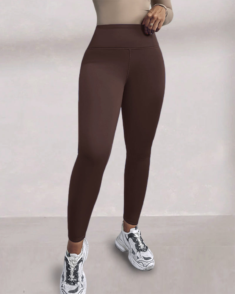 ChicMe ShapeLift Fleece Lined Active Pants Thick Soft Tummy Control Termal Warm Winter Shaping Pants