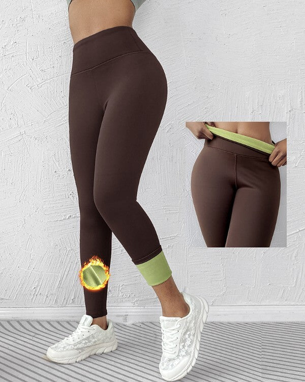 ChicMe ShapeLift Fleece Lined Active Pants Thick Soft Tummy Control Termal Warm Winter Shaping Pants