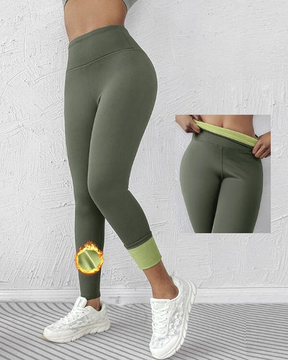 ChicMe ShapeLift Fleece Lined Active Pants Thick Soft Tummy Control Termal Warm Winter Shaping Pants